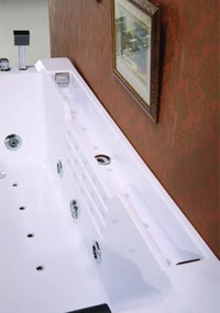 Terra Hydromasážna vírivá vaňa Fenix 606AH 180x120 s ohrevom vody, pravá