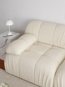 Nadčasová trojmiestna pohovka Uniqsofa - biela
