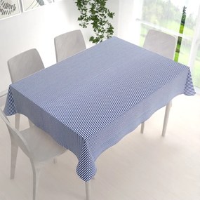 Biante Bavlnený obdĺžnikový obrus Sandra SA-364 Modro-biele pásiky 130x220 cm