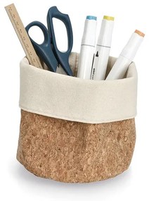 Zeller Present Malý úložný korkový košík na pečivo, KOREK, priemer 13x13