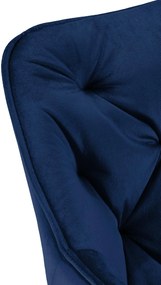 Stolička Tanna - zamat - Tmavo modrá