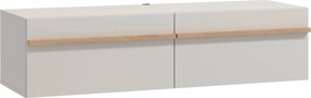 XXXLutz STOJAN NA TV, kašmírová, dub artisan, 128/32/41,5 cm Xora - TV nábytok - 000834016003