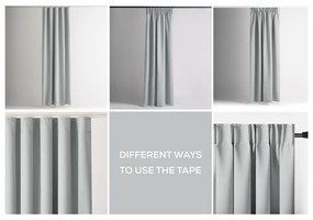 Svetlosivý zatemňovací termo záves 140x270 cm Pleat – Restilo
