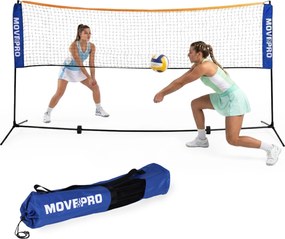 MOVEPRO Univerzálna sieť 3v1 305×140 cm – nastaviteľná, prenosná badminton/volejbal/tenis