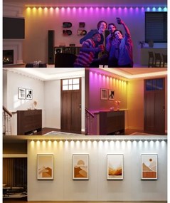 Govee - RGBIC LED String Downlights 5m Wi-Fi