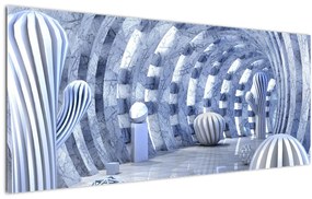 Obraz - 3D abstrakcia (120x50 cm)