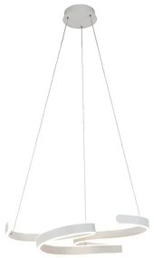Design hanglamp wit incl. LED 3-staps dimbaar - Frank