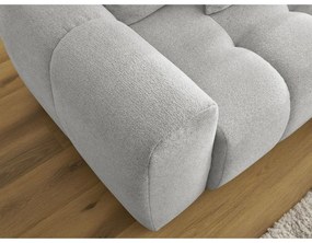 Svetlosivá ženilková rozkladacia/s úložným priestorom rohová pohovka (pravý roh/s leňoškou) Roxelane – Bobochic Paris