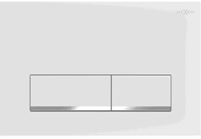 Mexen Fenix 12, splachovacie tlačidlo pre Mexen modul, biela matná-chrómová, 601220