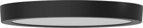 Mexen LDSR, LED stropné svietidlo, priemer 30 cm, 24W, neutrálna - 4000K, 1920 lm, čierna - L212-030-2440-70