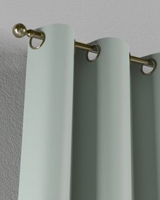 Záves s kolieskami farba produktu zelená látka zapletaná, zatemňovacia