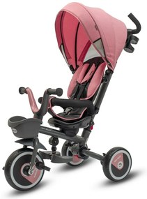 Baby Mix Detská trojkolka 5v1 Relax 365°, ružová