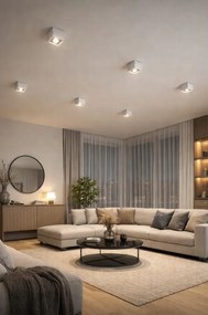 Přisazená halogenová trubice GU10 LED pohyblivé stropní bodové světlo bílé