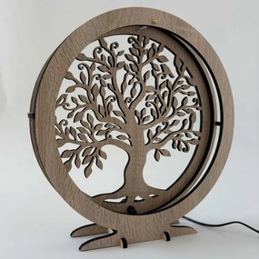 LED lampa Strom života – Luxusná drevená dekorácia | SENTOP LED0560