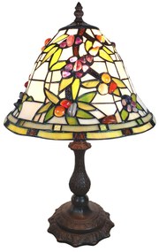 Stolná vitrážované lampa Tiffany Mabelle - 31 * 31 * 47 cm