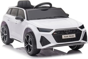 LEAN CARS Audi RS6 Batéria Vozidlo BRD-2118 Biela