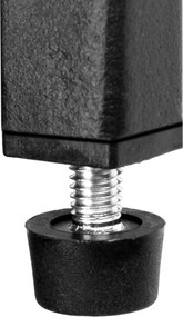 Kvetinový stojan ARBEN 40 cm dub / čierny