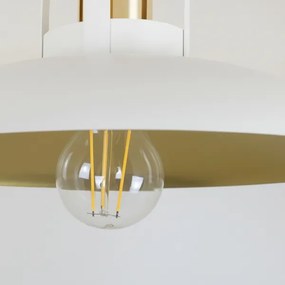 Brilagi - LED Prisadený luster FLAMENGO 1xE27/60W/230V biela