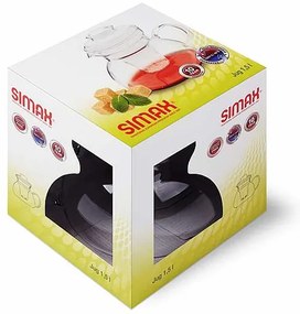 Simax Sklenená kanvica Marta so skleneným filtrom 1,5 l