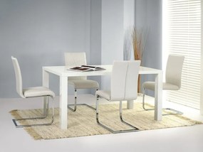 Jedálenský stôl Ronald 120 - biely lesk