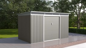 Záhradný domček G21 GRAH 700 - 340 x 206 cm, metalický šedý