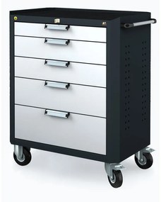 Antistatický dielenský ESD vozík, 968 x 765 x 500 mm, 5 zásuviek