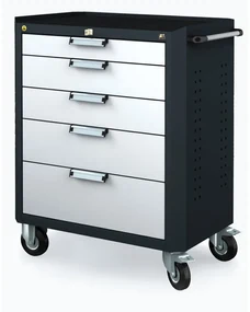 Alfa 3 Antistatický dielenský ESD vozík, 968 x 765 x 500 mm, 5 zásuviek