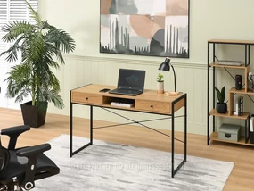 PC stolík Nills (dub + čierna). Vlastná spoľahlivá doprava až k Vám domov. 1109798