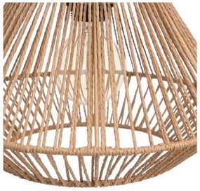 Závesné svietidlo v prírodnej farbe s tienidlom z papierového výpletu ø 33 cm – Casa Selección
