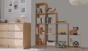 Regál Respeto 4 (dub artisan). Akcia -19%. Vlastná spoľahlivá doprava až k Vám domov. 1132887