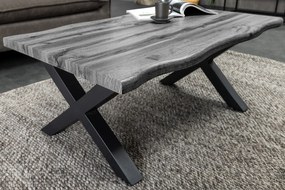 Konferenčný stolík WILD 90 cm - Wild Oak, nohy v tvare X