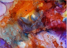 Obraz - Abstraktné atramentové umenie (70x50 cm)