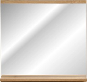 Comad Závesné zrkadlo bez osvetlenia Nova Oak 60x57 cm