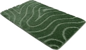 Kúpeľňový koberček SUPREME WAVES vlny, zelený