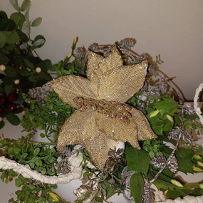 DECOLED Kvetina, priemer 20 cm, šampanské