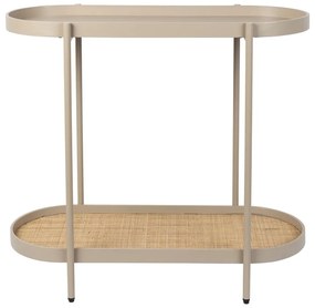 Béžový konzolový stolík 39x85 cm Amaya – White Label