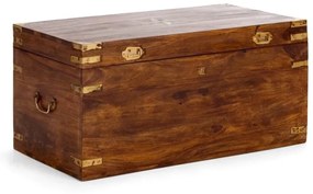 furniture-nabytek.cz - Masívny konferenčný stolík Merlin II z palisandra, lakovaný, hnedý – 69×39×36 cm