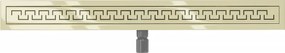 Mexen Flat M15 nerezový sprchový žľab  100 cm, zlatá, 1524100-15