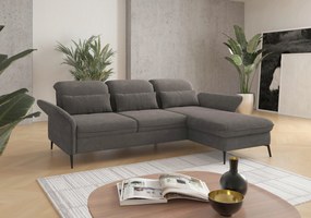 XXXLutz ROHOVÁ SEDAČKA, textil, grafitová Sit & More - Sedačky - 000144011875