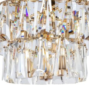 Maytoni MOD043PL-18G - Luster na reťazi PUNTES 18xE14/40W/230V zlatá