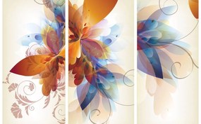Fototapeta - Kvetinové umenie - abstraktné (152,5x104 cm)
