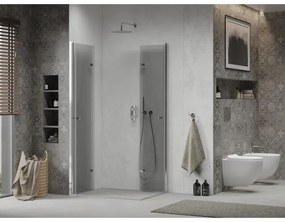 Mexen Lima DUO sprchovací kút 90x70 cm, priehľadný, chróm, 856-090-070-02-00