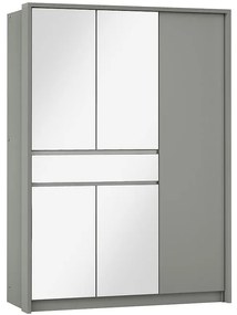 Skriňa Split 157 platinum/zrkadlo