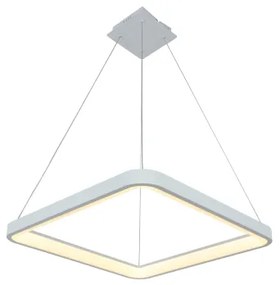 Brilagi - Stmievateľný LED luster na lanku FALCON SLIM LED/50W/230V 50x50 cm biela + s diaľkovým ovládačom