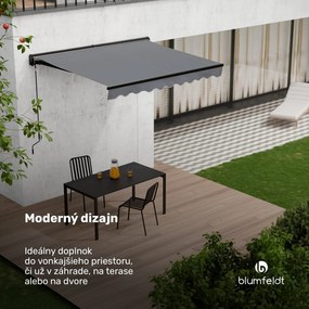 Blumfeldt CloudShade Markíza, Inteligentné ovládanie, UV ochrana, Montáž na stenu