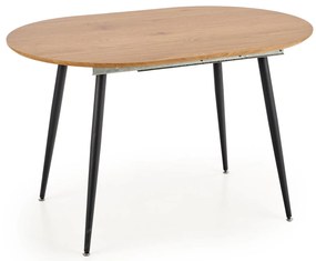 Rozkladací jedálenský stôl ZENITH v dekore dub 120(160)x80