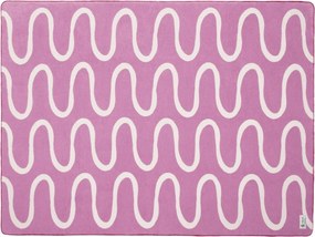 Ružová deka 150x200 cm Swirl – noo.ma