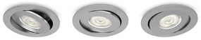 Philips Philips 59183/48/16 - SADA 3x LED podhľadové svietidlo ASTEROPE LED/4,5W/230V P1175