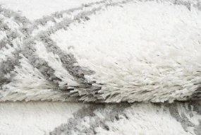 TA Koberec G935A KRÉMOVÁ/TMAVOSIVÁ BOHO Rozmer: 80x300 cm