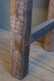 Hnedý antik konzolový stôl Grimaud z recyklovaného dreva Nature – 91*36*75 cm